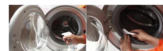 刚洗好的衣服总是会沾满毛絮原因 简易清洁洗衣机方法小窍门