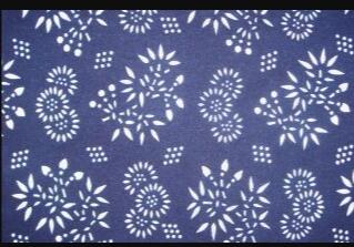 蓝印花布