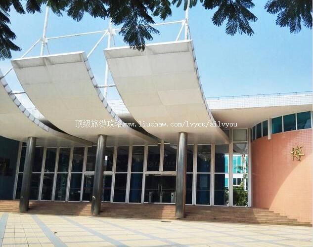 广东海洋大学水生生物博物馆校园风光