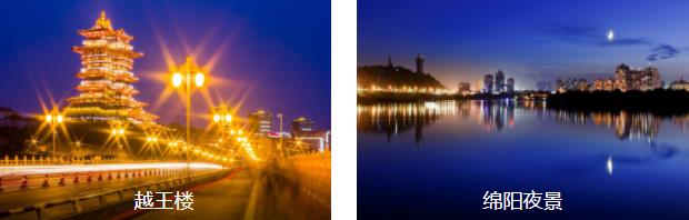 山水绵阳城市一日游