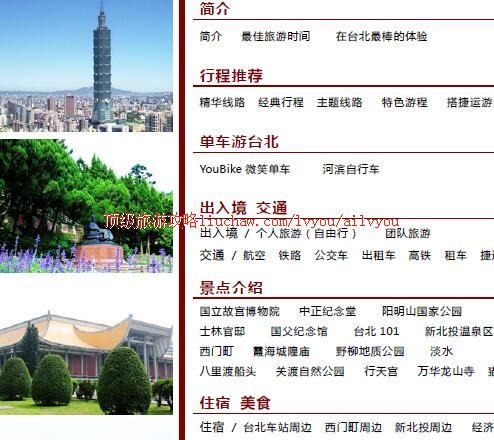 ailvyou461台北旅游攻略 售20元 ailvyou461台北旅游攻略 售20元