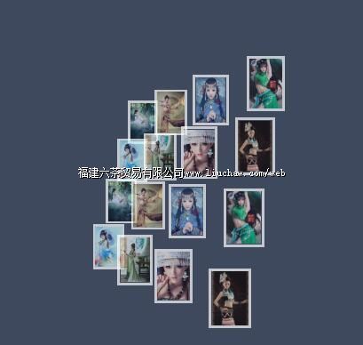 tx083 3D立体视觉响应式图片墙动画 售100元 定制200元