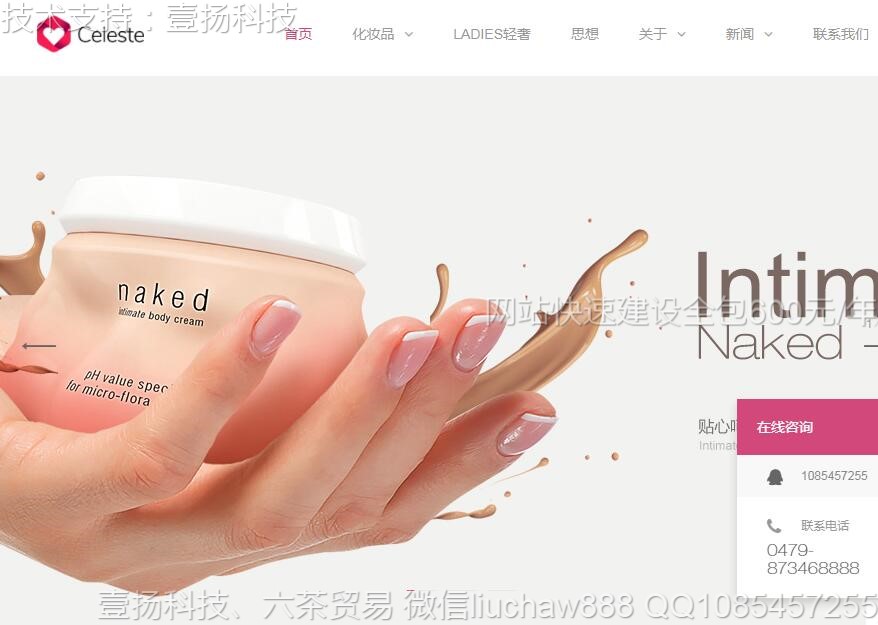 ��ױƷ-��ױƷ��վģ��2607moban