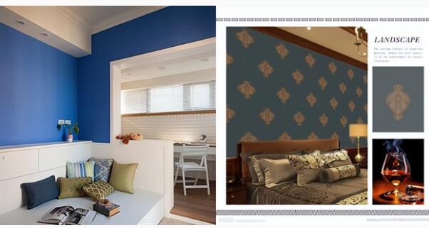 乳胶漆和壁纸的区别 装修工长总结以下几点