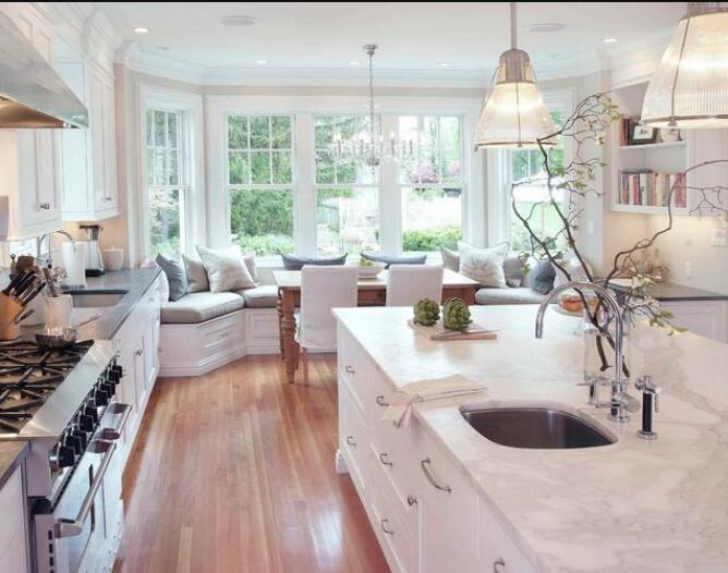 厨房的布置美学 这也是一个能使你幸福的地方.