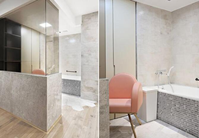 浴缸衣帽间大厨柜 80㎡二居室里都有