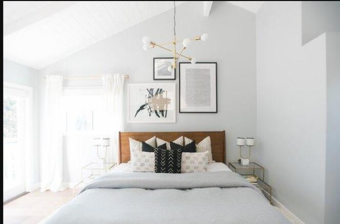 凉爽中性的7个灰色的卧室创意 也可以让人感到温暖和诱人!