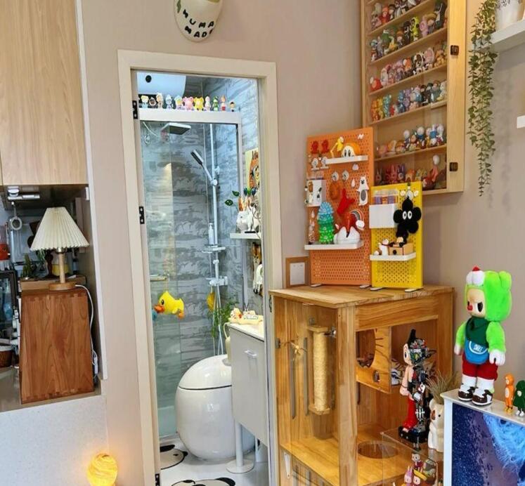 三四平方卫生间的设计 功能区安排到位还有干湿分离.