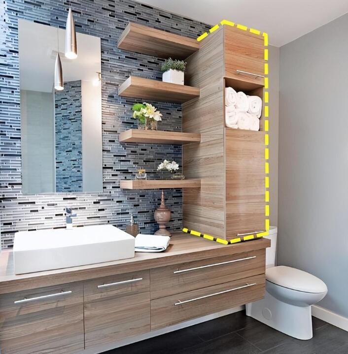 家里的洗漱台如何设计 放弃双盆效果也不错