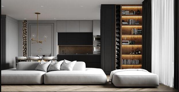 灰色装饰如何与新古典主义风格完美融合