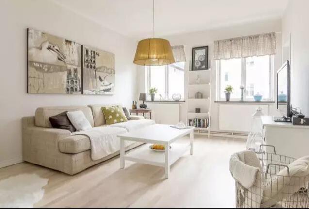 50㎡单身公寓混搭风案例 大地色搭配让小蜗更淡雅