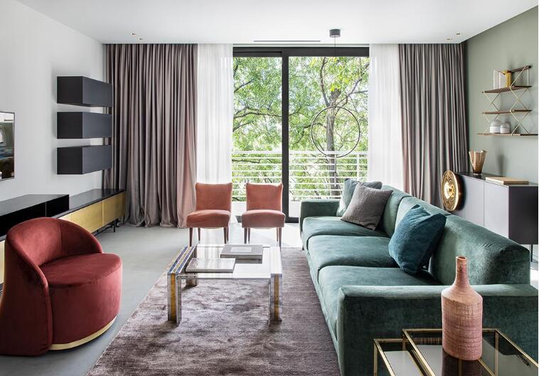 现代轻奢顶楼样板间 完成的效果高级又温馨!